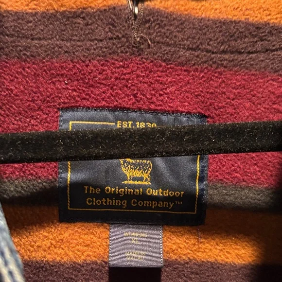 Women’s Blue Denim Jacket with Brown Corduroy Collar - Picture 2 of 6